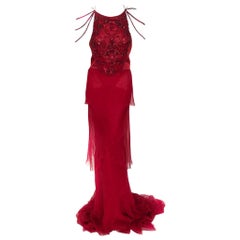Alberta Ferretti heavily embellished gown