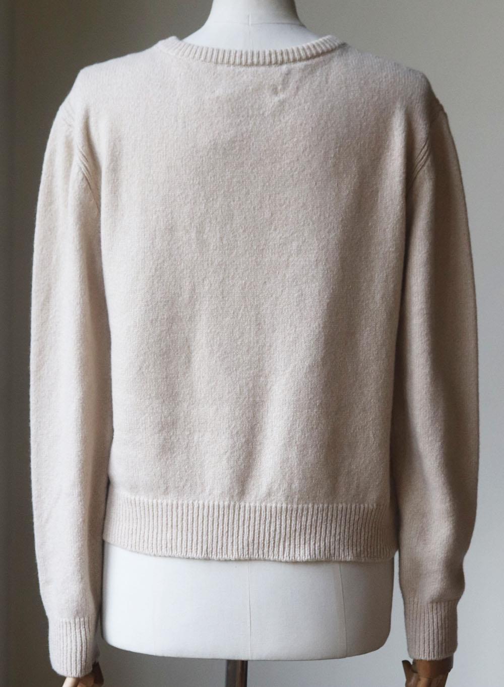 Alberta Ferretti Intarsia Cashmere Blend Sweater In Excellent Condition In London, GB