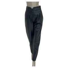 Pantalones de piel Alberta Ferretti - Talla 40