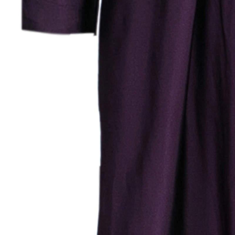Women's Alberta Ferretti Limited Edition Purple Silk Gown S