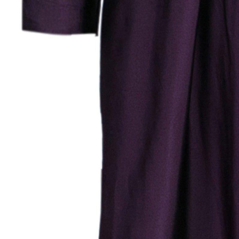 Alberta Ferretti Limited Edition Purple Silk Gown S 1