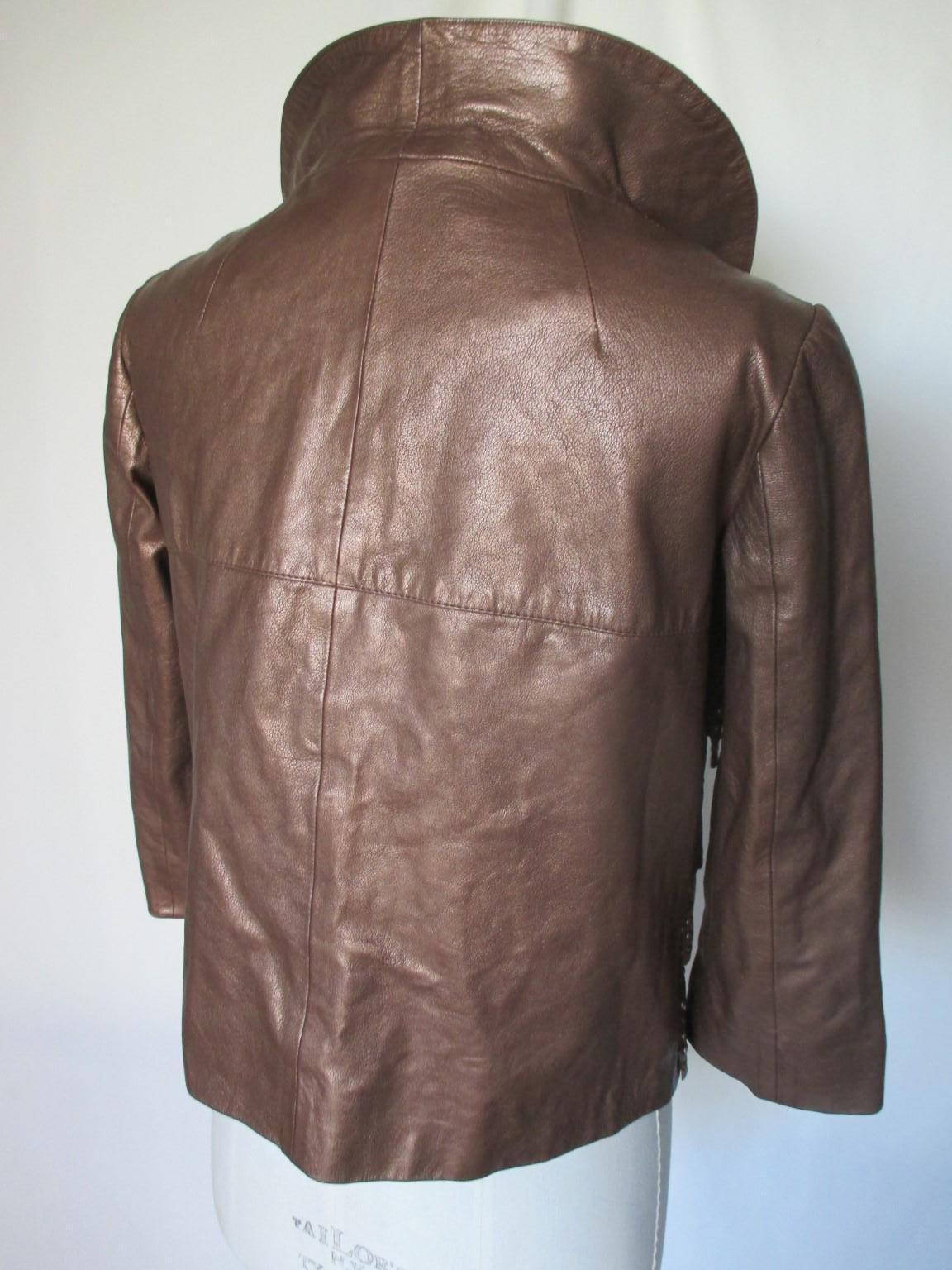 metallic fringe jacket