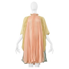 Alberta Ferretti - Vestito plissettato multicolore a pieghe con Corde
