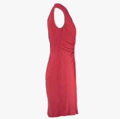 Vestido Midi Rojo Alberta Ferretti -'00s