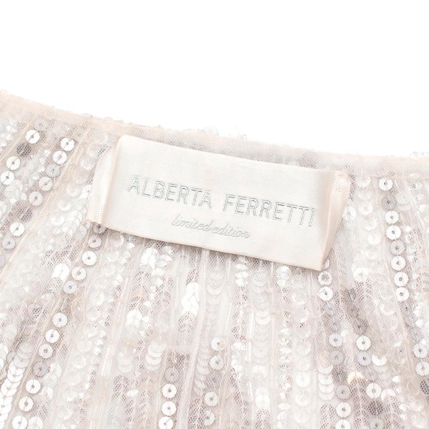 Alberta Ferretti Runway Limited Edition Couture Embellished Gown - Size US 6 1