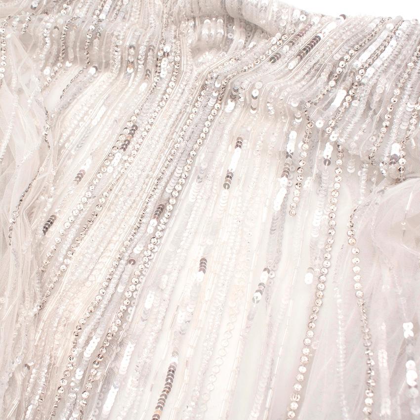 Alberta Ferretti Runway Limited Edition Couture Embellished Gown - Size US 6 2