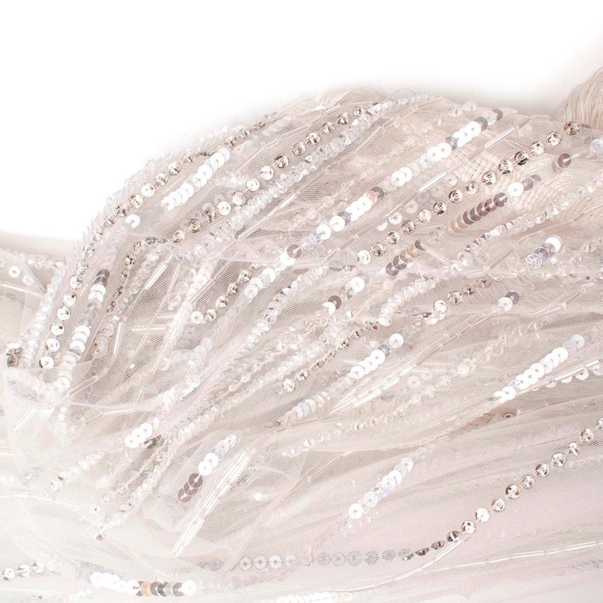 Alberta Ferretti Runway Limited Edition Couture Embellished Gown - Size US 6 3