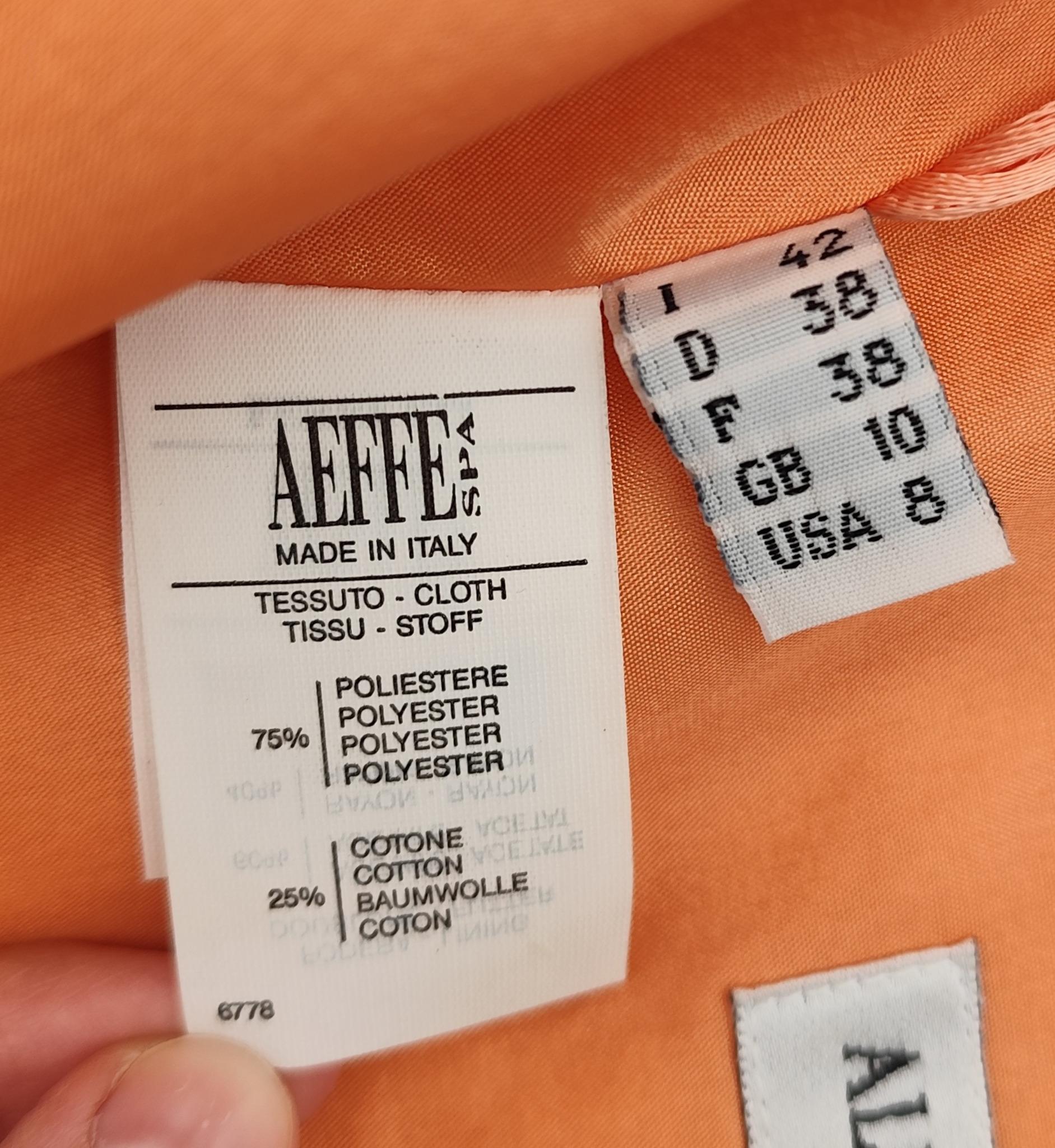 Alberta Ferretti S/S 1992 orange starfish strapless dress For Sale 13