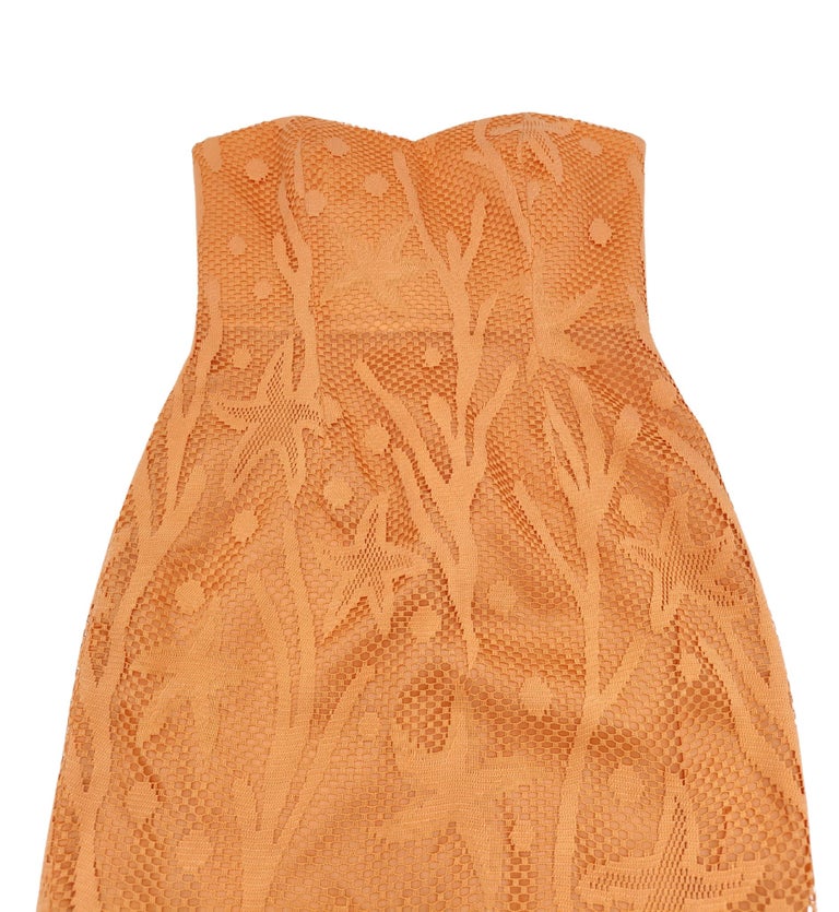 orange starfish dress Starfish Mini Dress