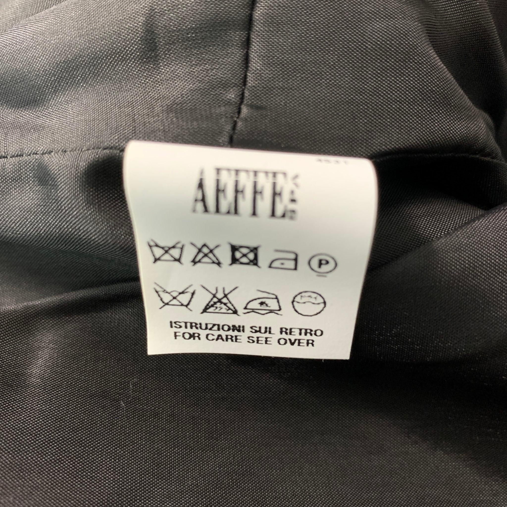 ALBERTA FERRETTI Size 8 Black Rayon Blend Hidden Snaps Jacket For Sale 2