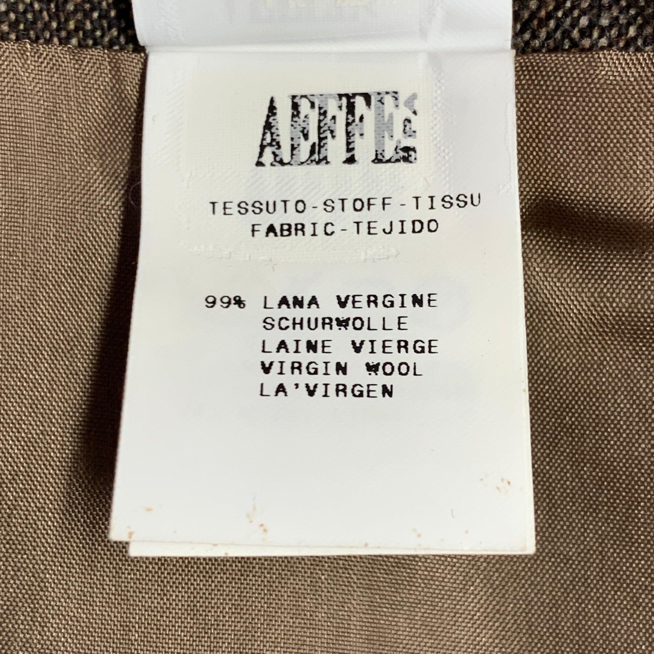 Alberta Ferretti Taille 8 Brown Beige Acetate Blend Tulip Midi Skirt Pour femmes en vente