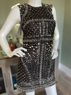 Alberta Ferretti "Special Edition"  Couture Level Embellished Cocktail Dress