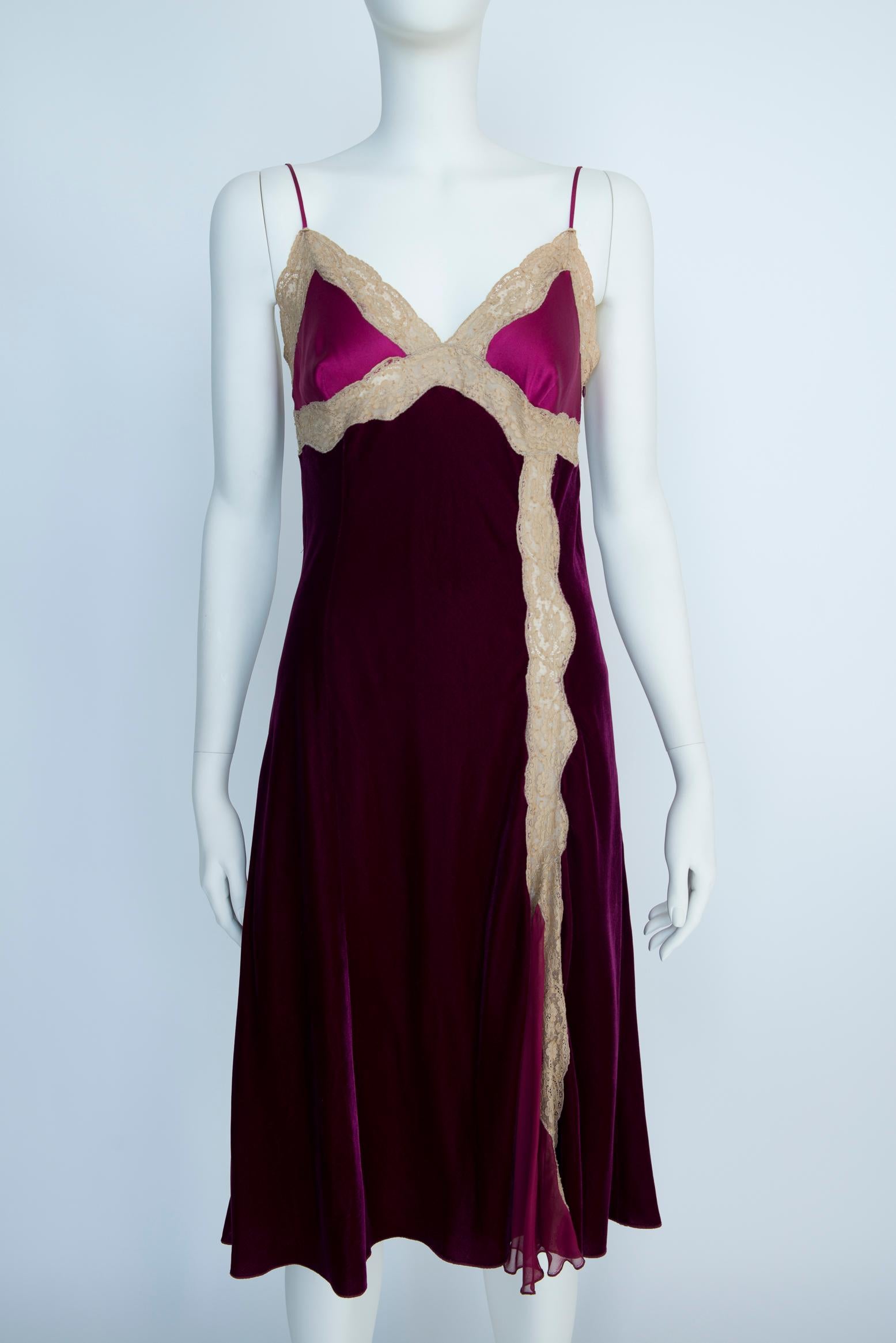 feather trim satin nighty slip dress