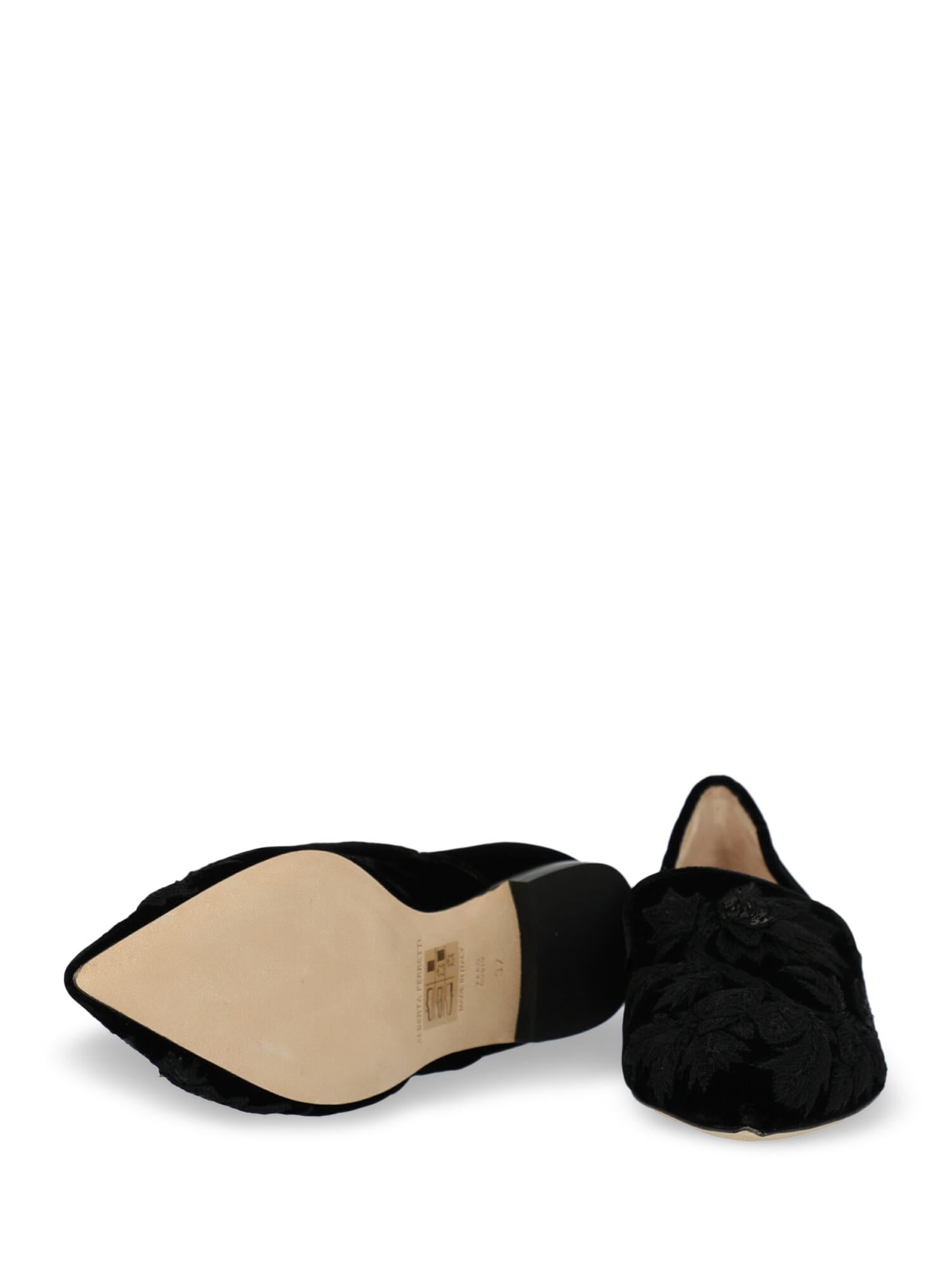 Alberta Ferretti Woman Loafers Black EU 35 In Excellent Condition For Sale In Milan, IT