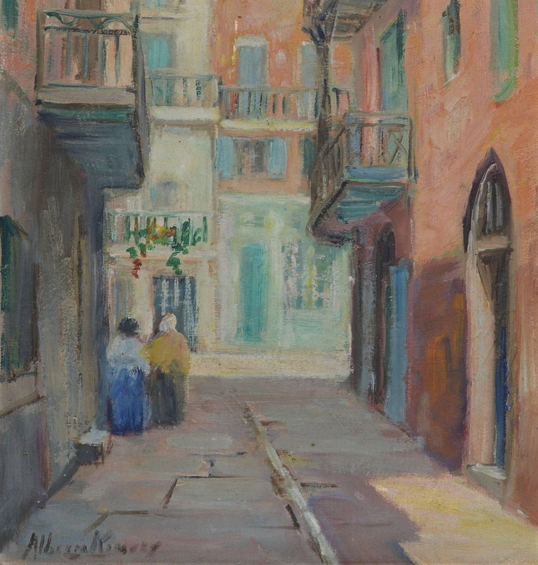 Alberta Kinsey Impressionist View of a New Orleans Courtyard by