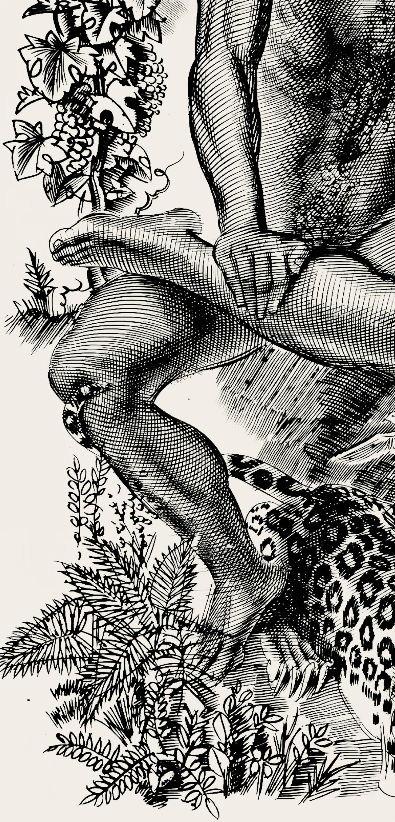 Composizione, Ritratto di A. Decaris, Albert Decaris in vendita 5
