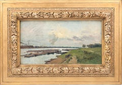 Albert Lebourg  La Senna di fronte a Ivry. Soleil Couchant