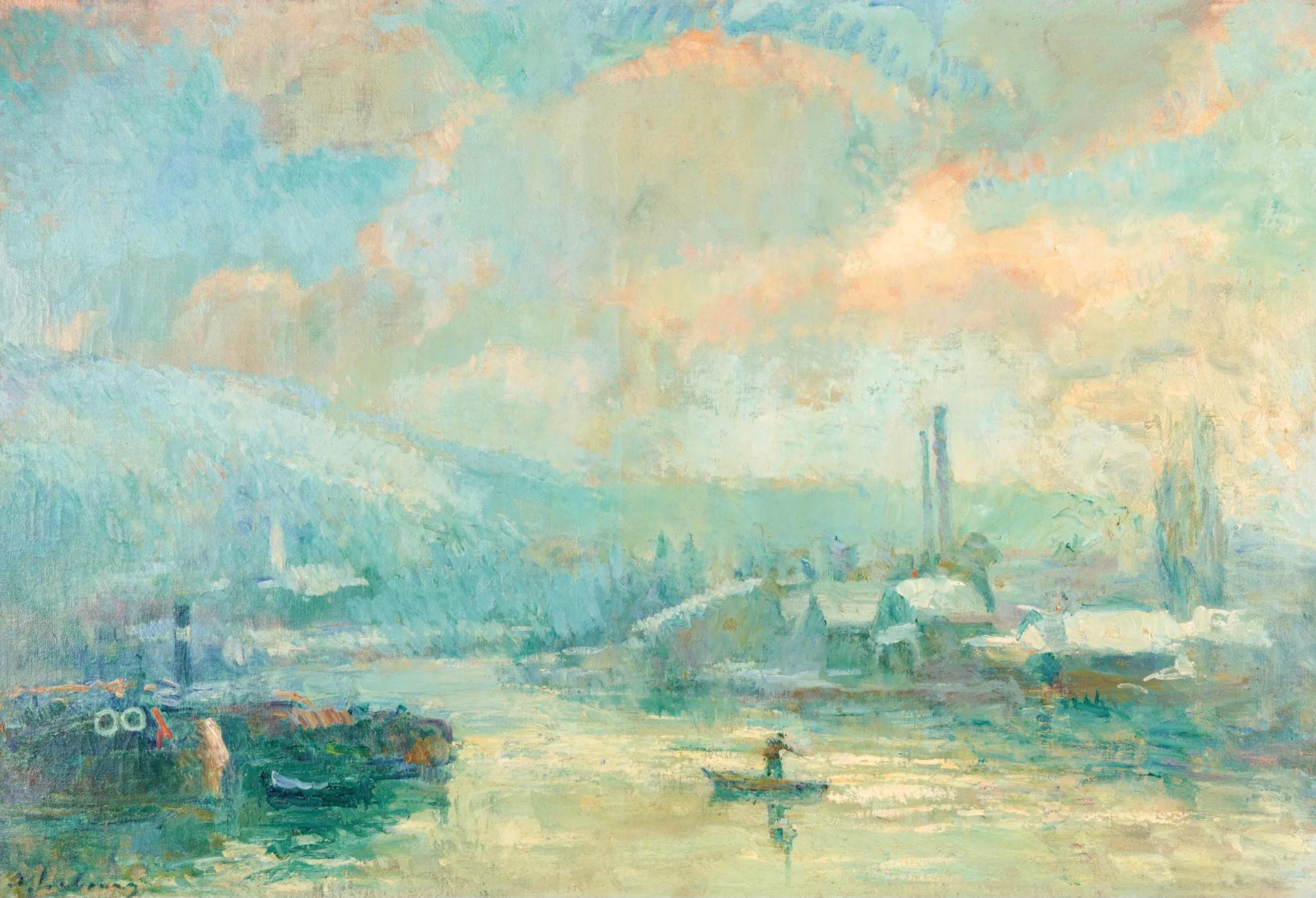 Albert Lebourg: Rouen: La Seine, La Côte Sainte-Catherine, et en venta 1