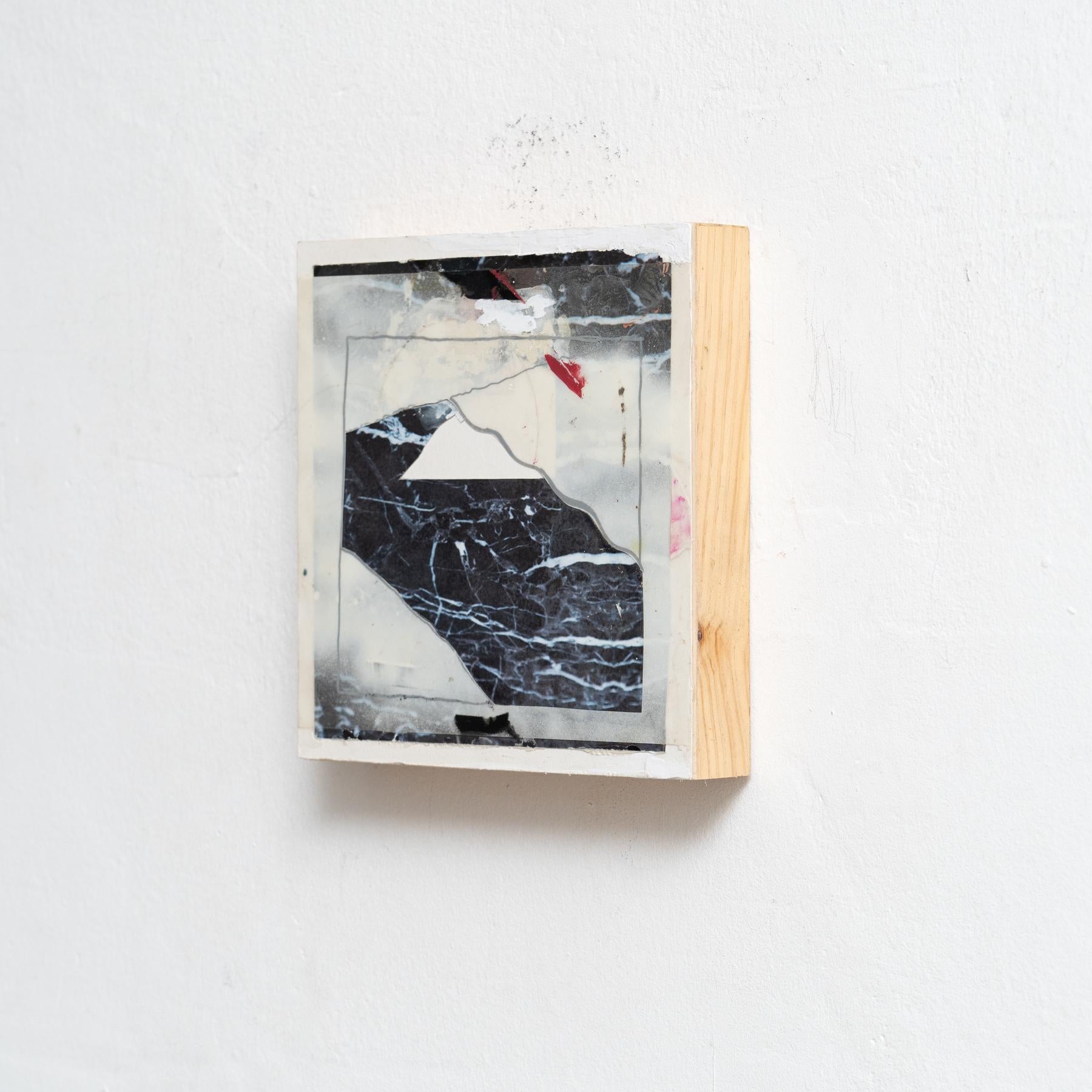 Alberto Beltran Abstraktes Mixed Media-Kunstwerk in Mischtechnik in Farbe, 2015 (Spanisch) im Angebot