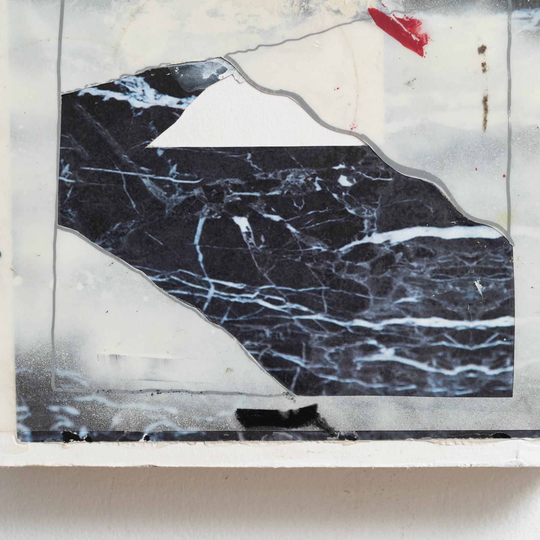 Alberto Beltran Abstraktes Mixed Media-Kunstwerk in Mischtechnik in Farbe, 2015 (21. Jahrhundert und zeitgenössisch) im Angebot