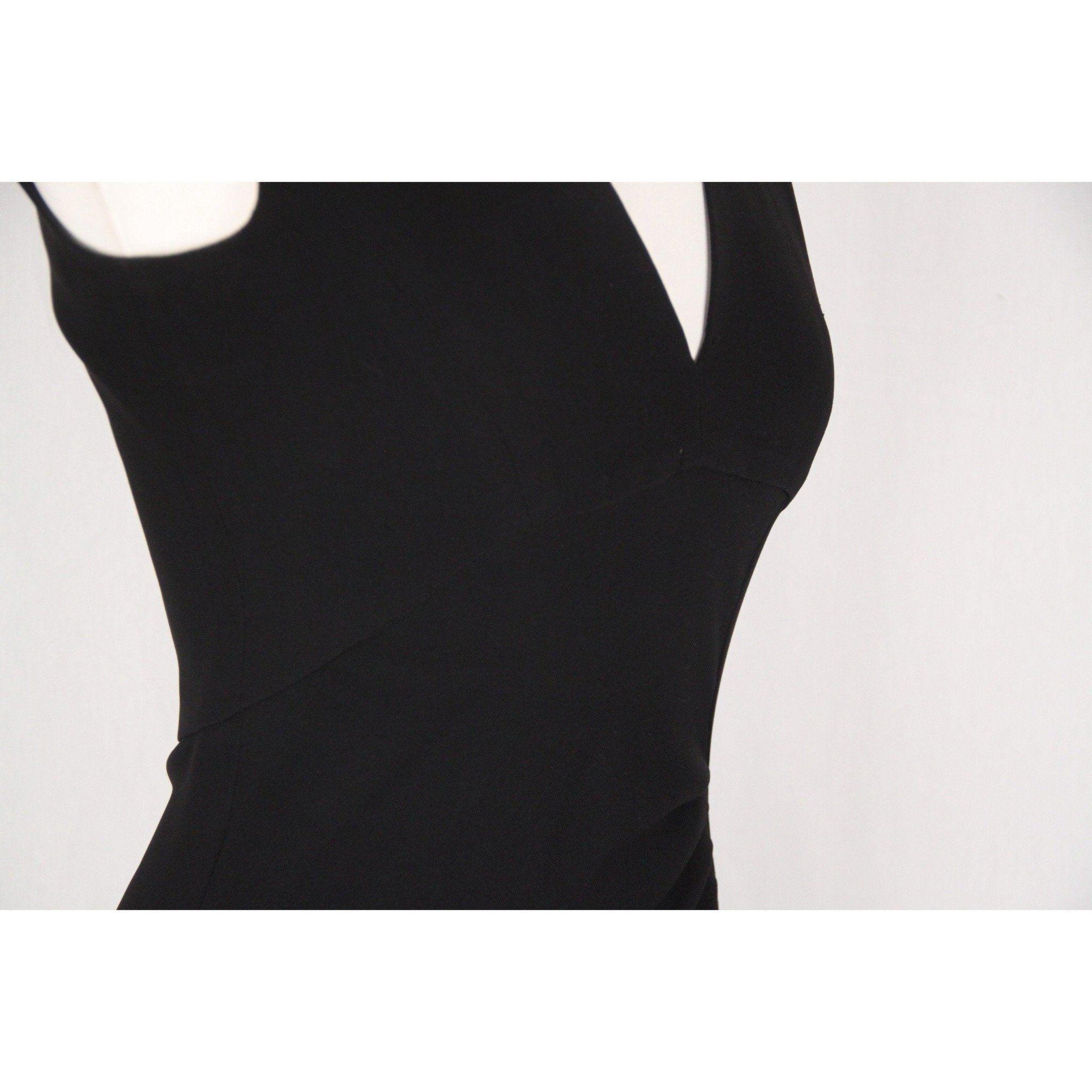 Women's ALBERTO BIANI Black LITTLE BLACK DRESS Sleeveless SIZE 40