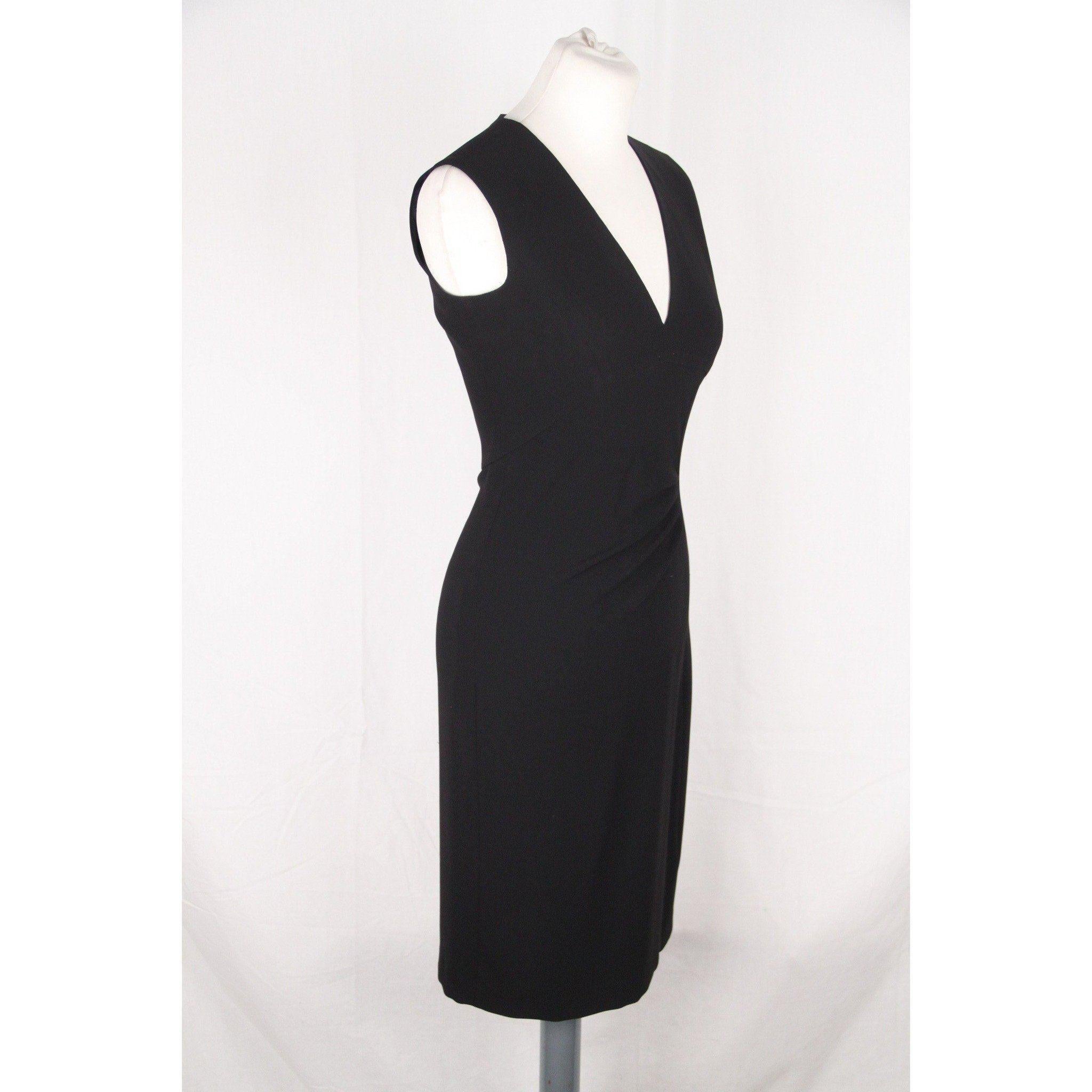 ALBERTO BIANI Black LITTLE BLACK DRESS Sleeveless SIZE 40 1