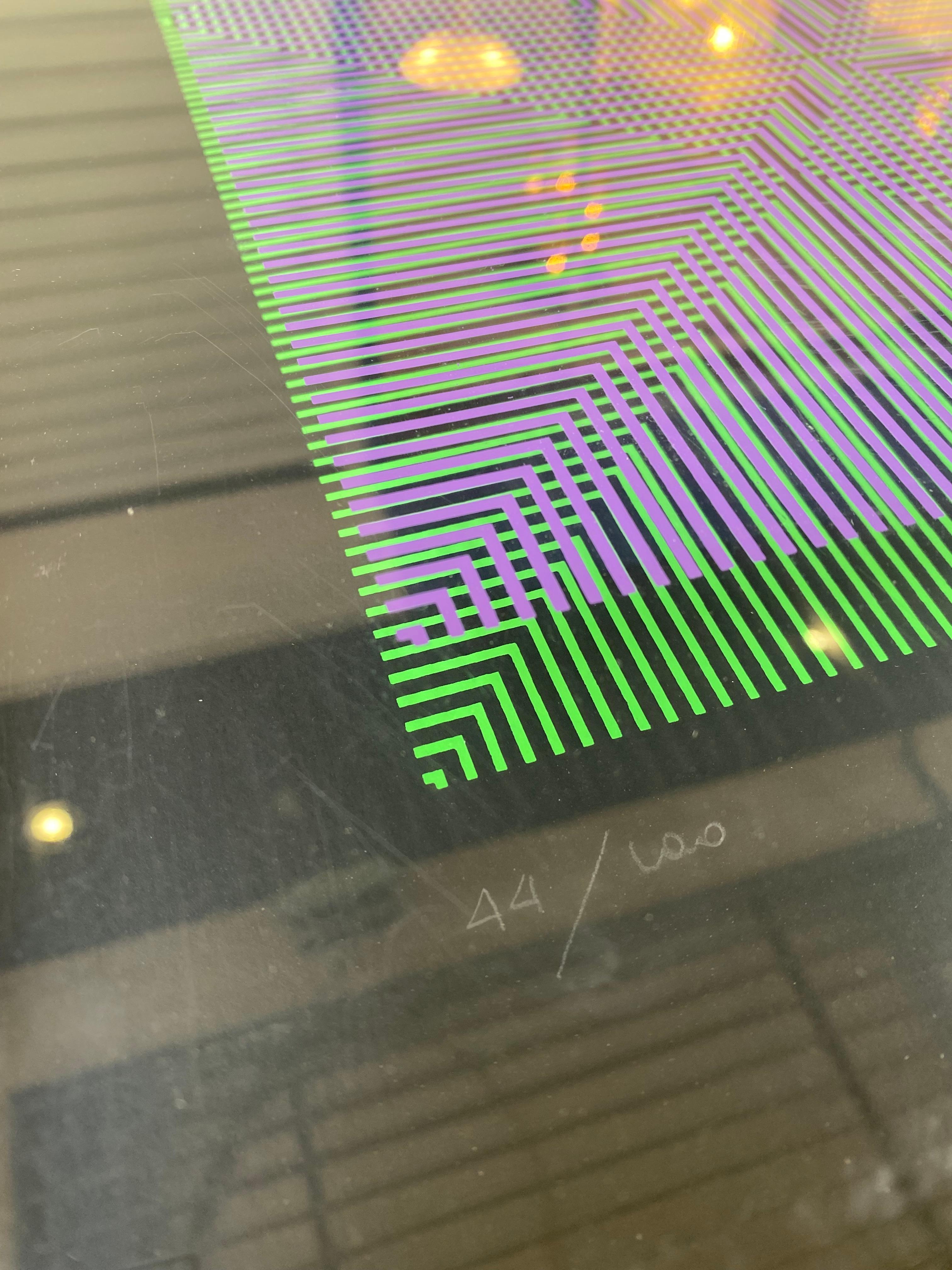 Alberto Biasi, Rilievo Ottico Cinetico Doppia Serigrafia in vendita 4