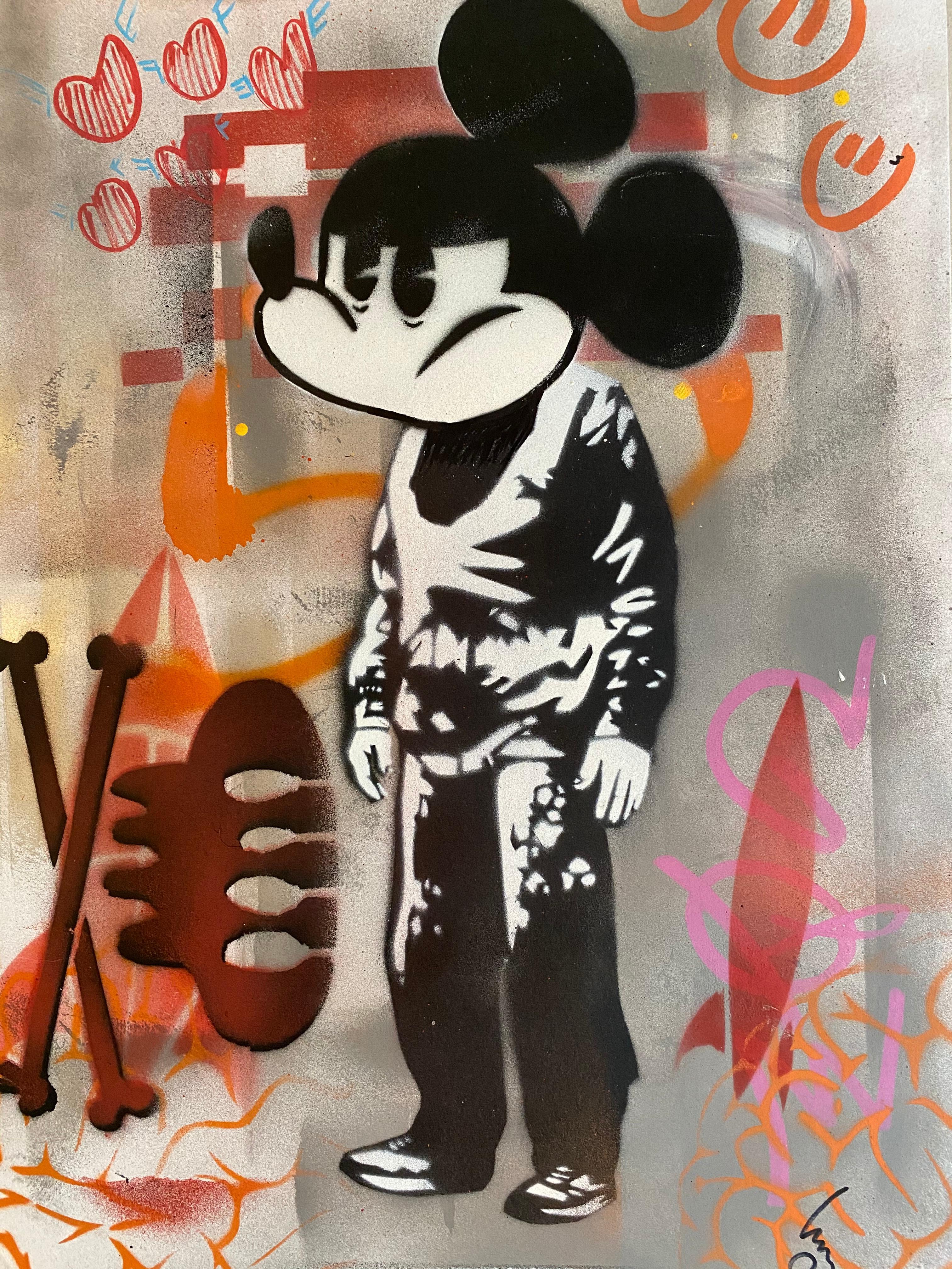 Alberto blanchart "Angry Mickey" 2019 - Art by Alberto Blanchart