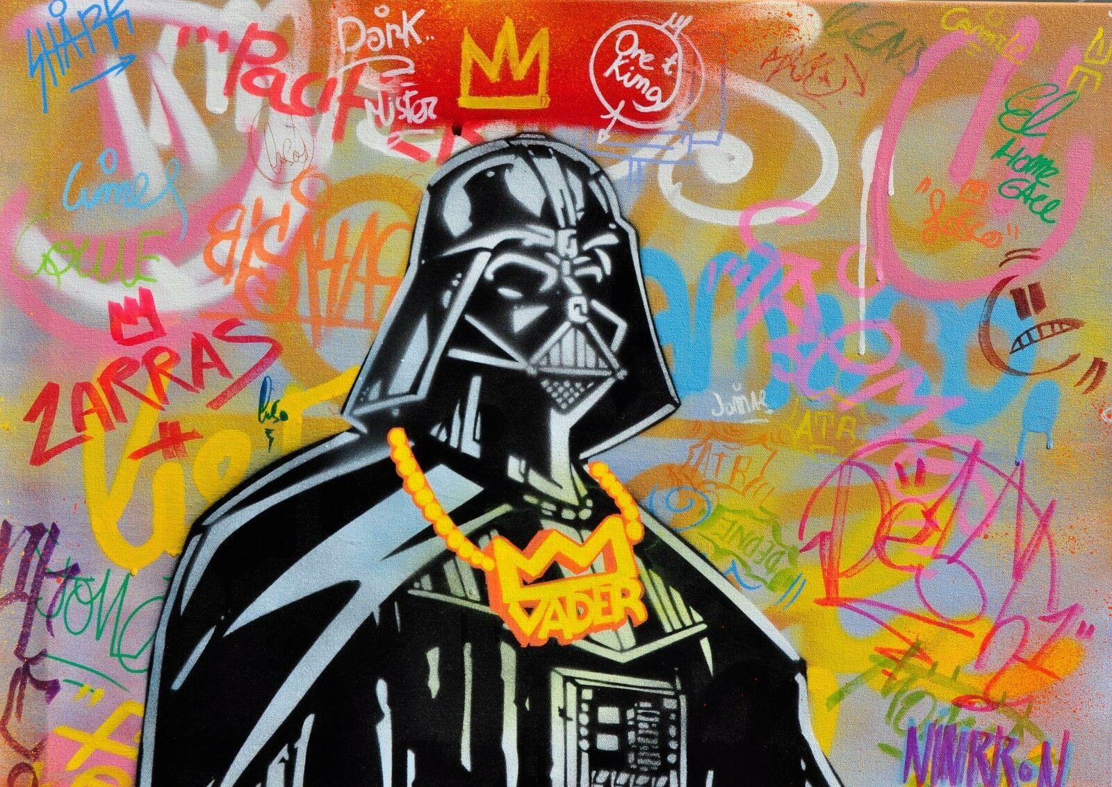 ALBERTO BLANCHART - Your Ending . Darth Vader - Painting by Alberto Blanchart