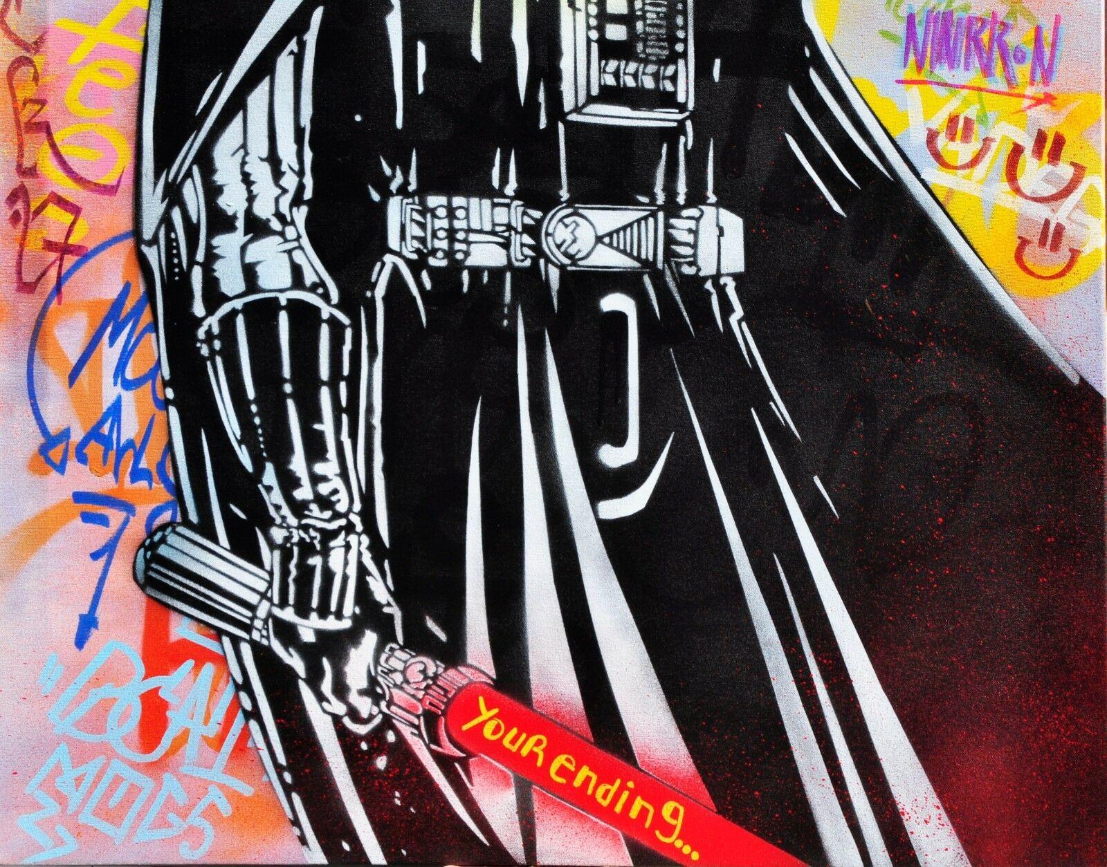 graffiti darth vader