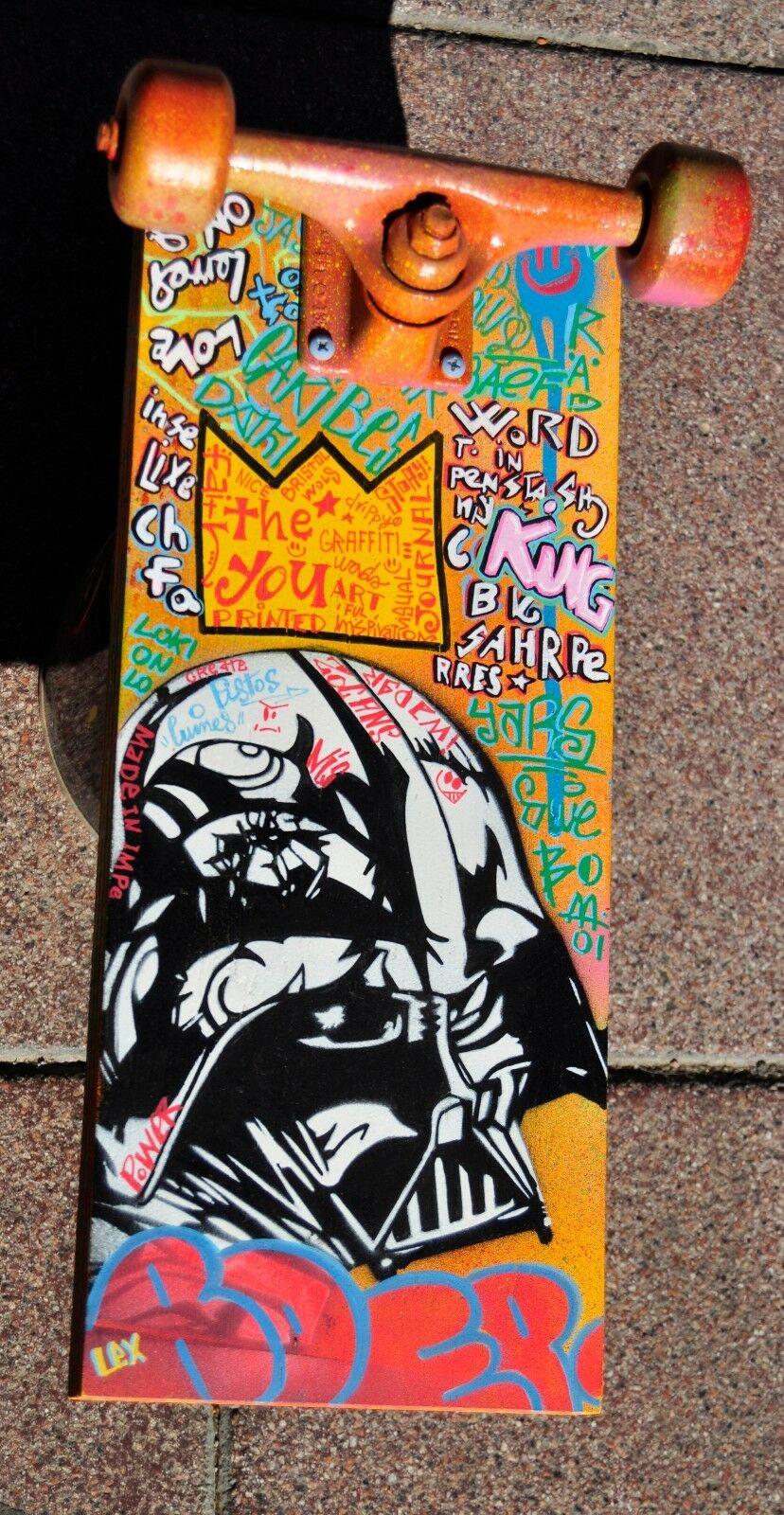 BOER VADER  Acrylic on wood laminate, and skate axle - Street Art Art by Alberto Blanchart