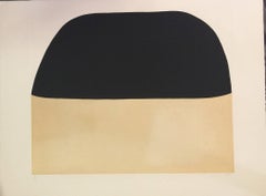 Bianchi e Neri I (Acetates), Plate E - Original Mixed Media by Alberto Burri