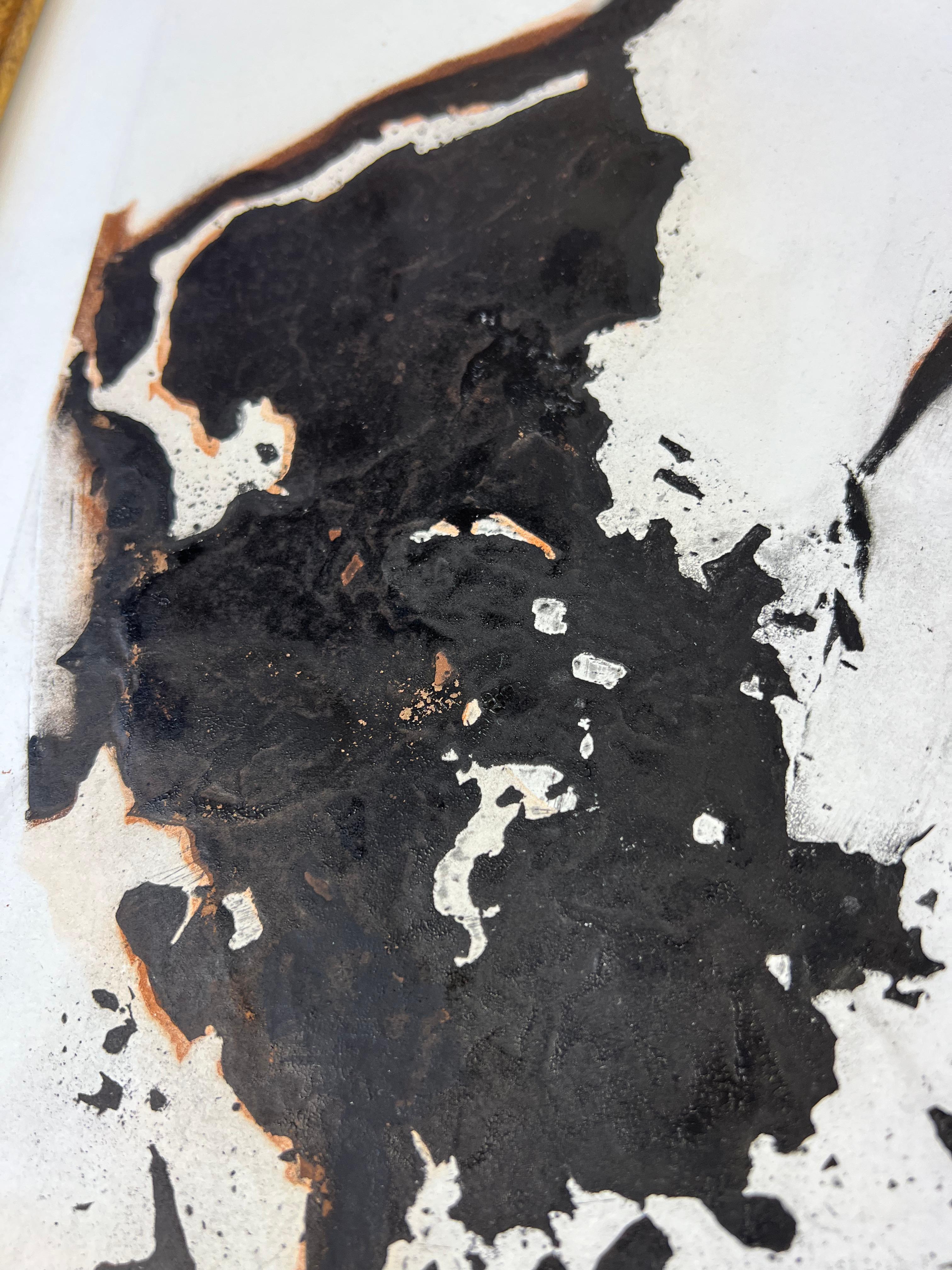 Alberto Burri ( 1915 – 1995 ) – COMBUSTIONI – hand-signed etching and aquatint 3