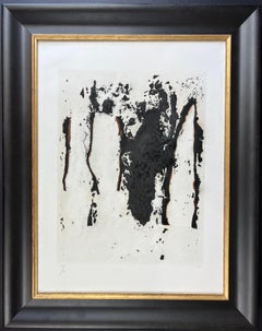 Alberto Burri ( 1915 - 1995 ) - COMBUSTIONI - gravure et aquatinte signées de sa main 