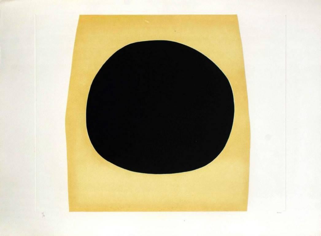 Alberto Burri Abstract Print - Bianchi e Neri I (Acetates) - Plate F