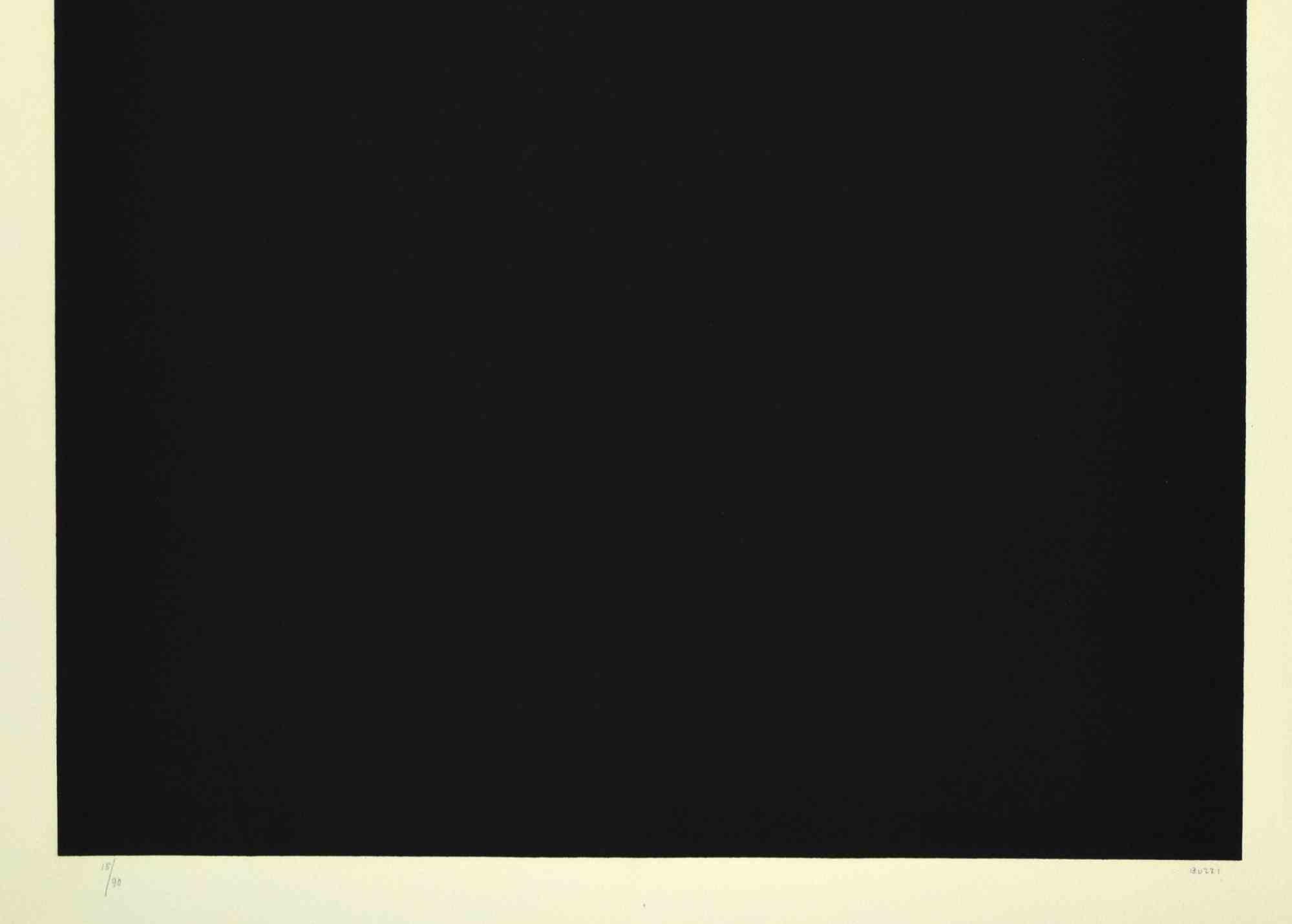 Bianchi e Neri II (Acetates) - Plate A - By Alberto Burri - 1969 For Sale 1