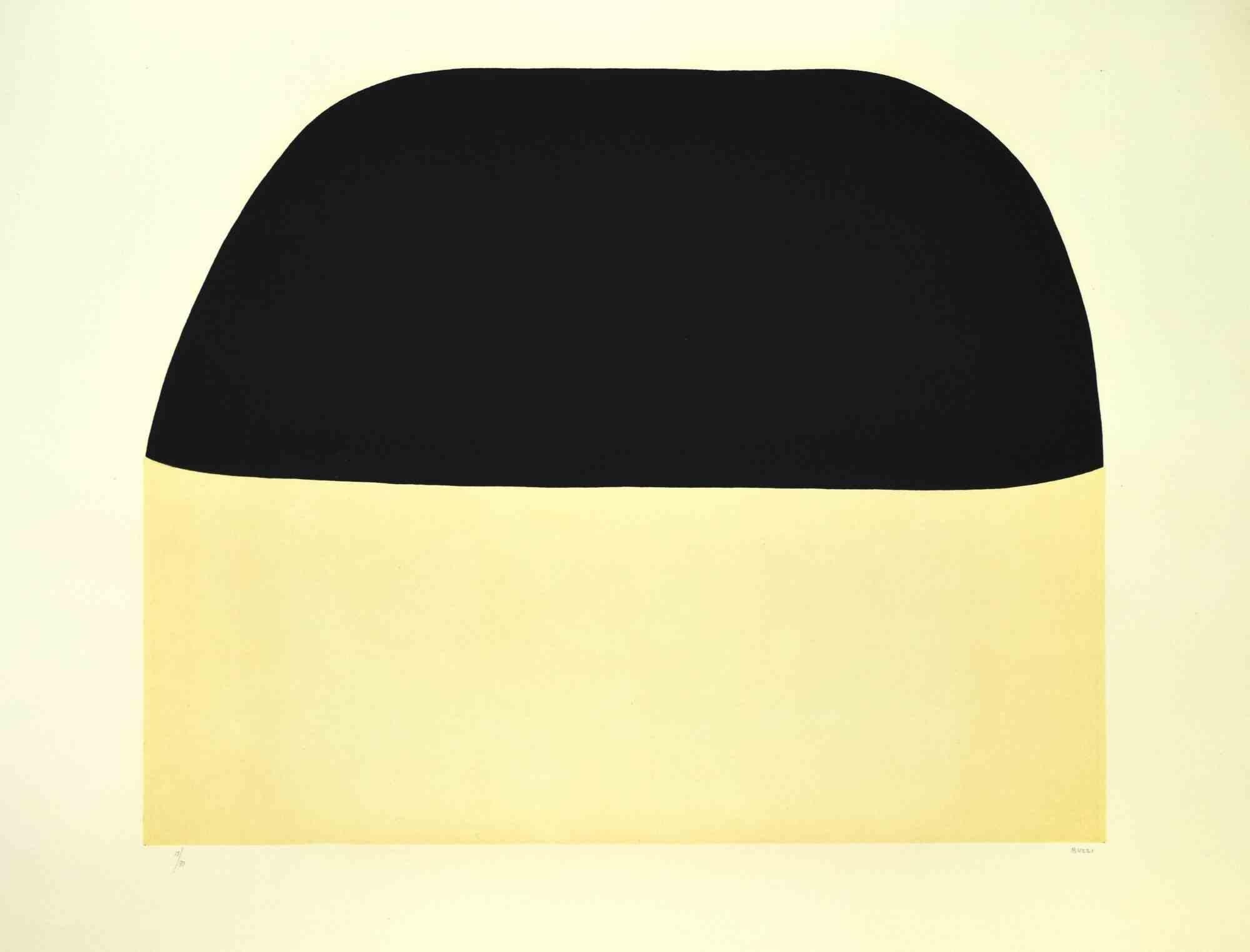 Bianchi e Neri II (Acetates) - Plate E  is a wonderful Contemporary artwork realized by Alberto Burri in 1969.

Hand-signed in pencil on the lower right margin

Hand-numbered in pencil on lower-left.

Edition of 15/90 prints.

This wonderful plate