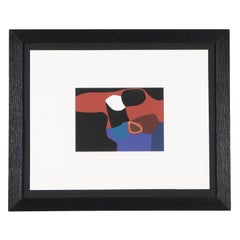 Retro Sestante 14 1989, Serigrafia di Alberto Burri