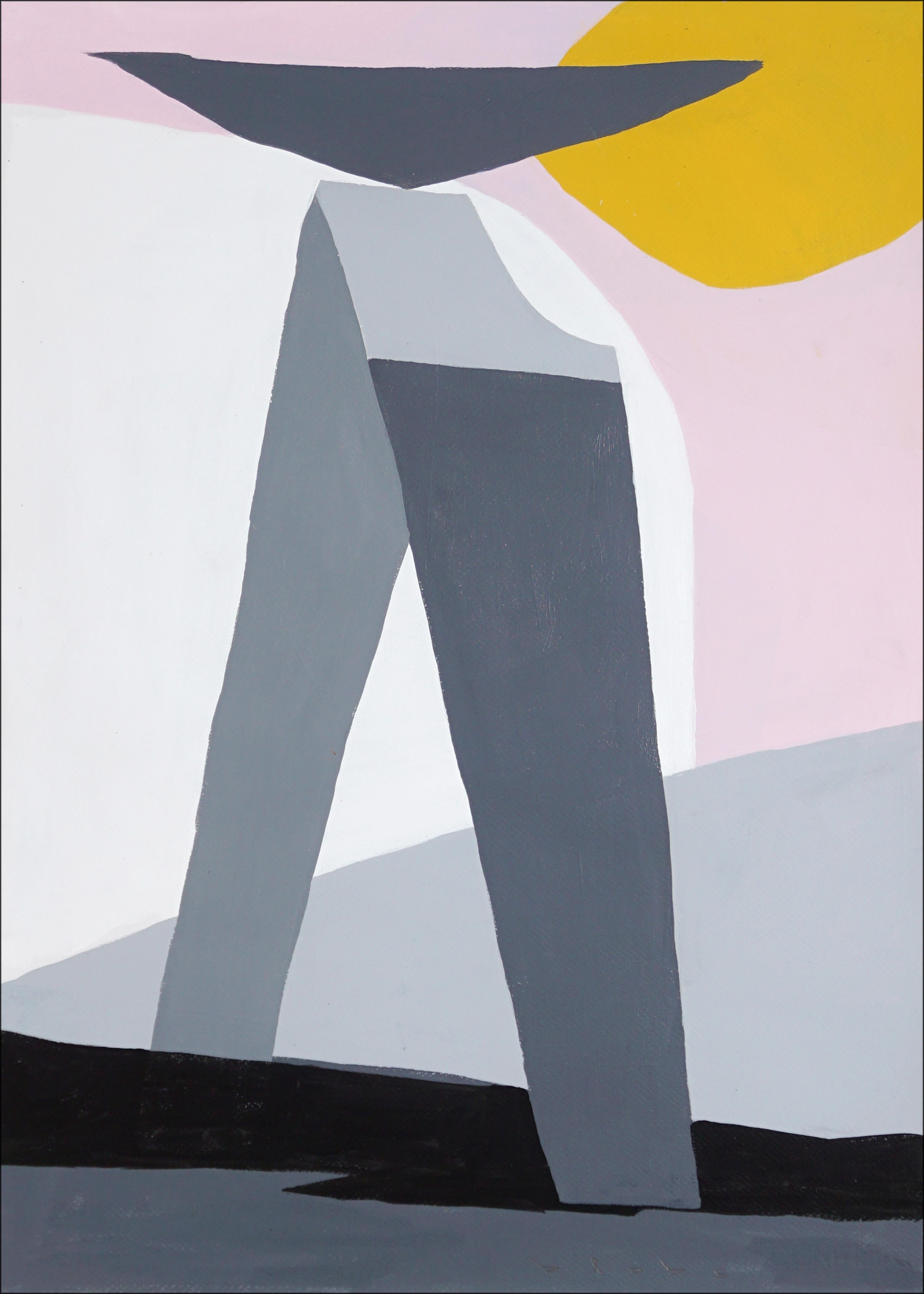Il s'agit d'une magnifique peinture d'Alberto de Blobs (Barcleona, 1982). Alberto est un peintre talentueux dont le mélange élaboré de figuratif et d'abstraction libre crée un langage visuel très illustratif qui combine avec aisance des références à
