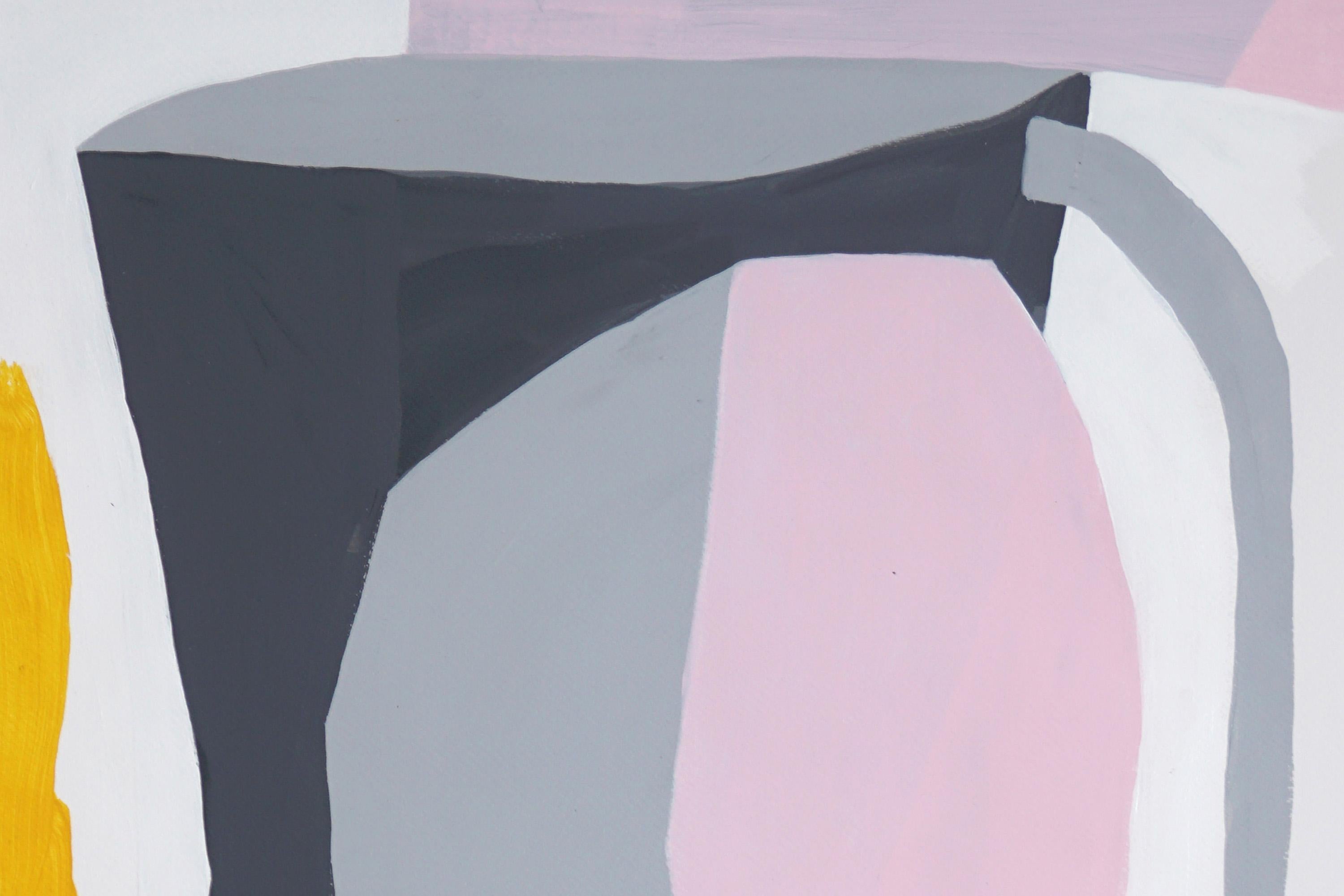 Les amants à une pique-nique, diptyque moderne, peinture d'avant-garde en vente 3