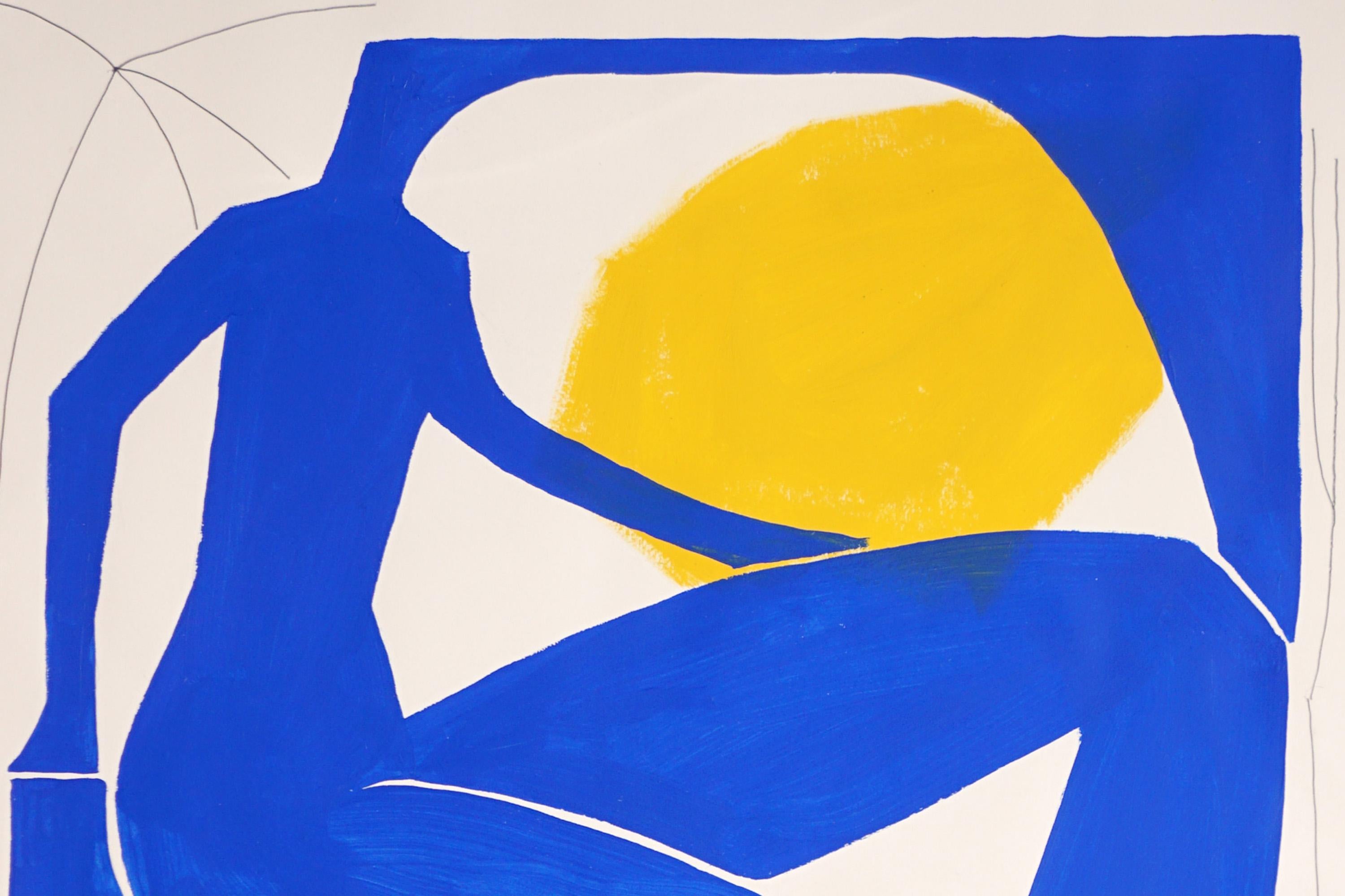 This is a beautiful painting by Alberto de Blobs (Barcleona, 1982). Alberto is a talented painter whose elaborate mixture of figurative and free form abstraction create a highly illustrative visual language that combines references to his