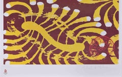 Canoe - Lithograph by Alberto Di Fabio - 2008