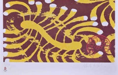 Canoe - Lithograph by Alberto Di Fabio - 2008