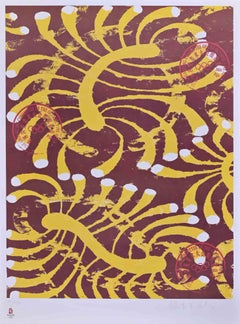 Canoe - Lithograph by Alberto Di Fabio - 2008