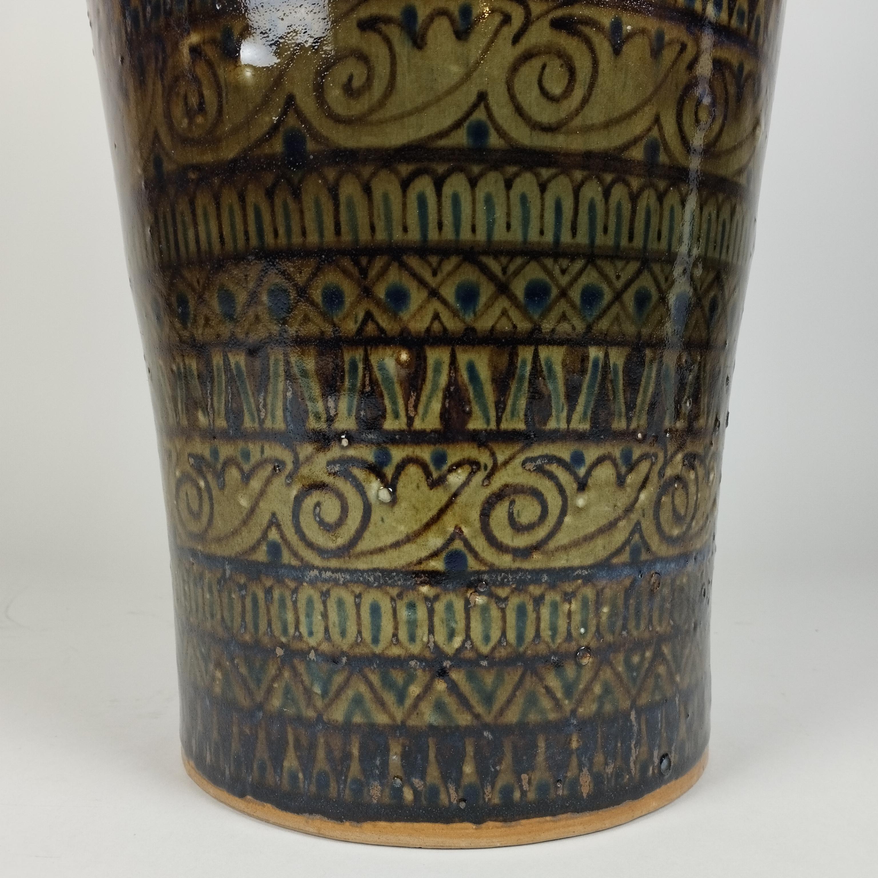 Mid-Century Modern Alberto Díaz de Cossío High Temperature Ceramic Vase