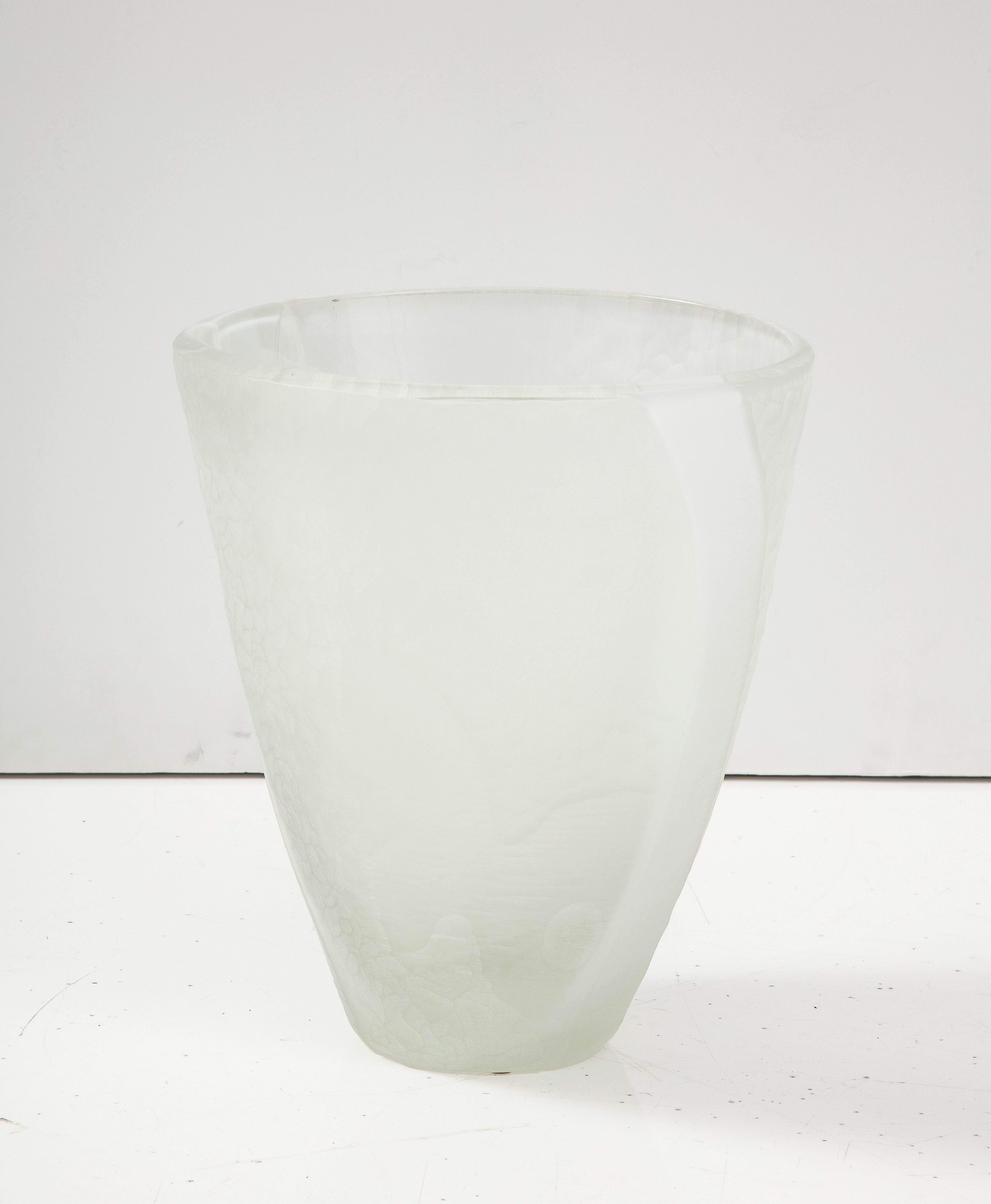 Alberto Doná Large Murano Glass Vase For Sale 9
