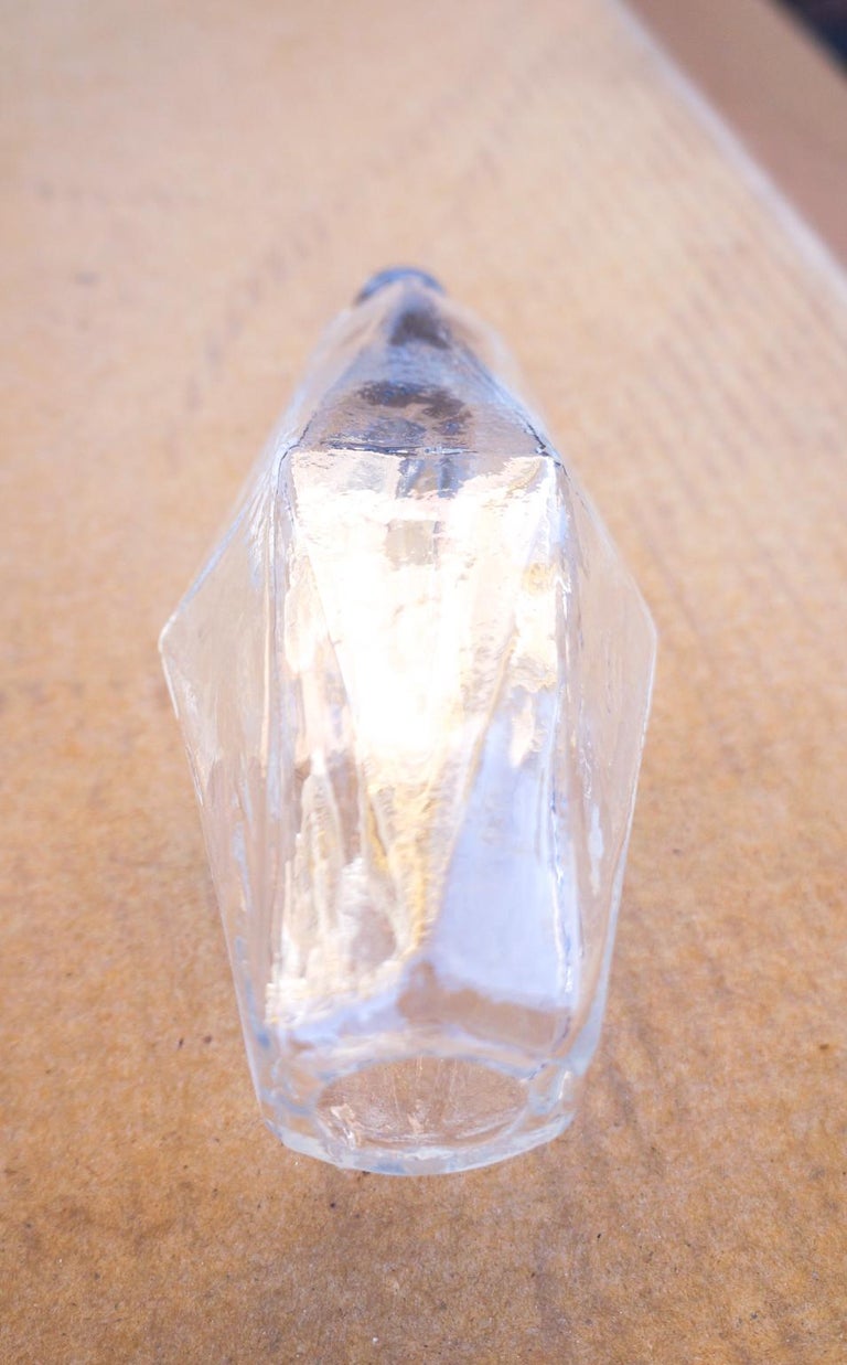 Alberto Donà Midcentury Amber Crystal Murano Glass Poliedri Chandelier, 1985 9