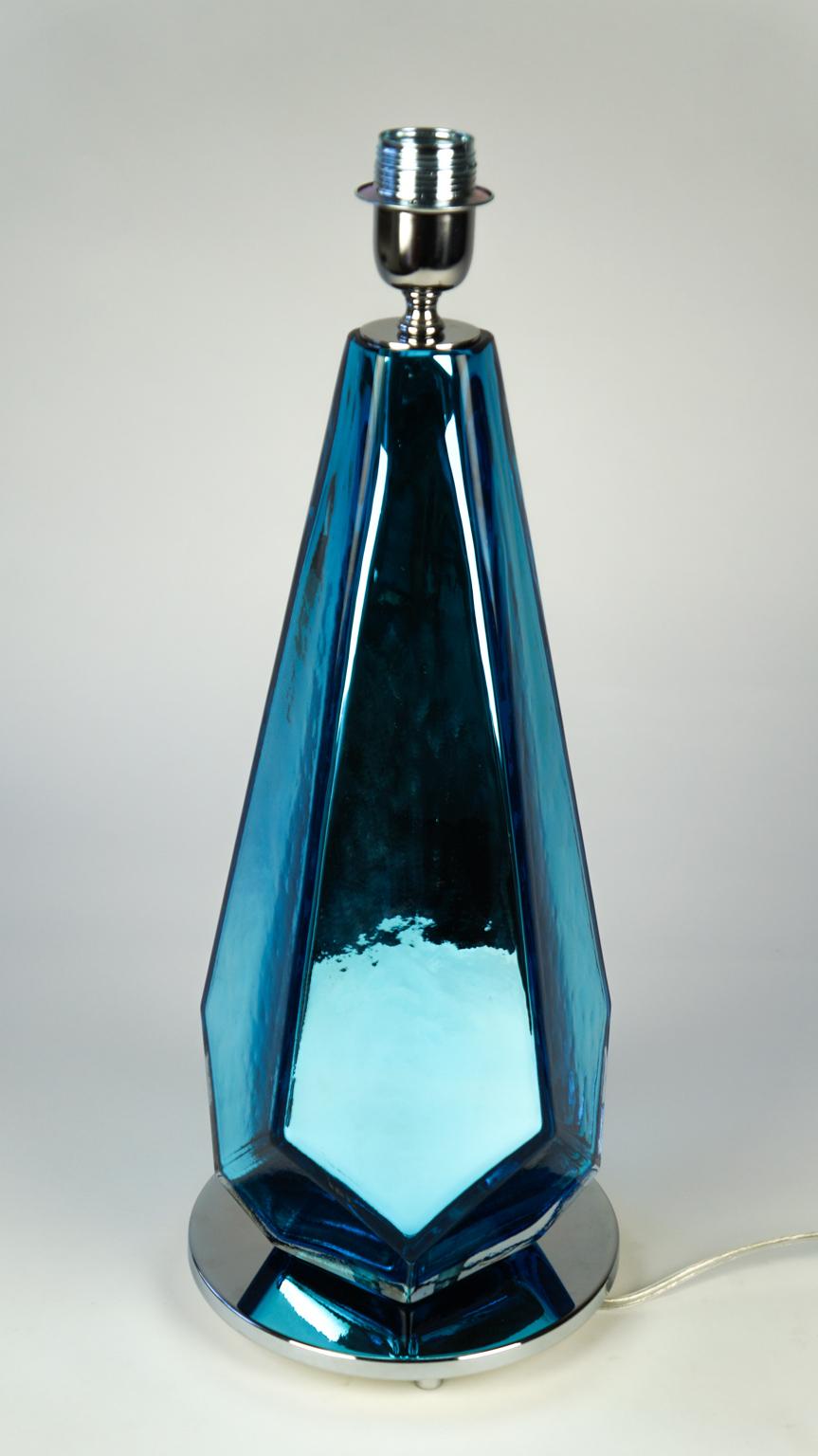 Due lampade da tavolo in vetro di Murano ambra di Alberto Donà, 1996 in vendita 4