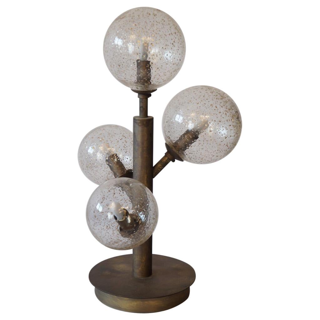 Alberto Donà Mid-Century Modern Crystal Mika One Murano Glass Table Lamp, 1998