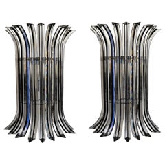 Ein Paar Wandleuchter aus Muranoglas von Alberto Donà aus der Mitte des Jahrhunderts, 1985